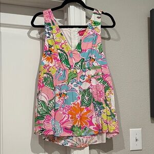 Lilly Pulitzer Floral Sleeveless Top